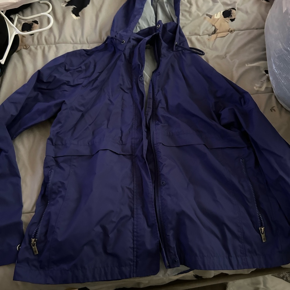 Columbia Navy and Gray Windbreaker